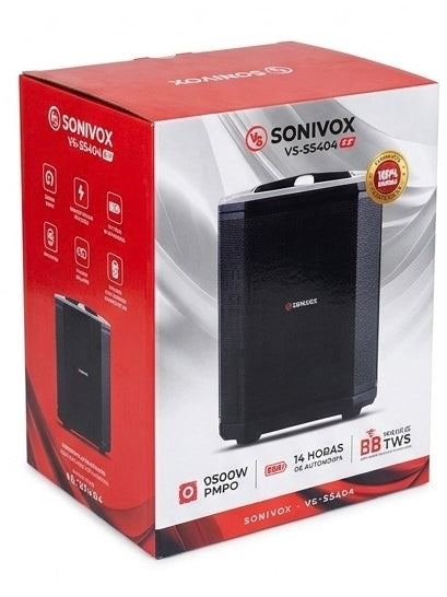 Caja original Sonivox VS-SS5404 con sello 100% Original · 14 horas de autonomía