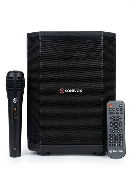 Parlante Sonivox VS-SS5404 con micrófono profesional y control remoto incluidos